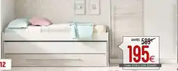 Atrapamuebles Cama doble con estante oferta