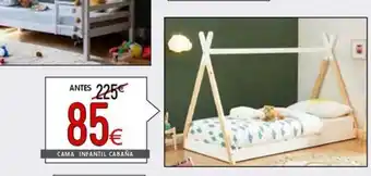 Atrapamuebles Cama infantil cabaña oferta