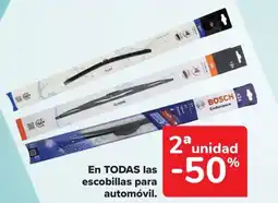 Carrefour En todas las escobillas para automóvil. oferta