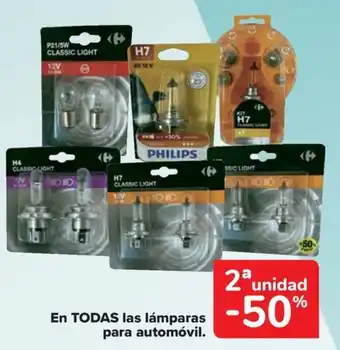 Carrefour En todas las lámparas para automóvil. oferta