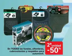 Carrefour En todas las fundas, alfombras, cubrevolantes y respaldos para automóvil. oferta