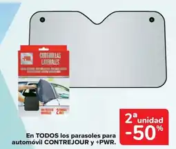 Carrefour En todos los parasoles para automóvil contrejour y +pwr. oferta