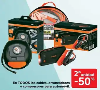 Carrefour En todos los cables, arrancadores y compresores para automóvil. oferta
