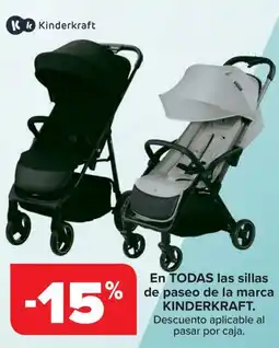 Carrefour KINDERKRAFT En todas las sillas de paseo de la marca oferta