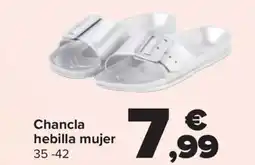 Carrefour Chancla hebilla mujer 35 -42 oferta
