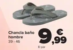 Carrefour Chancla baño hombre 39-46 oferta