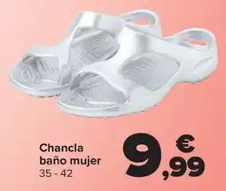 Carrefour Chancla baño mujer 35-42 oferta