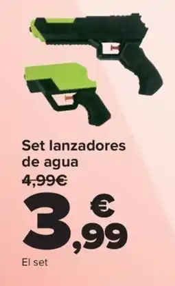 Carrefour Set lanzadores de agua oferta