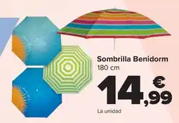 Carrefour Sombrilla Benidorm 180 cm oferta