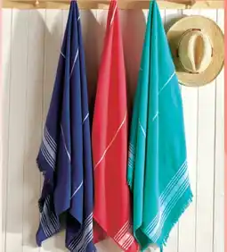 Carrefour TEX Toalla playa fouta con rizo home oferta