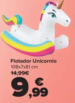 Carrefour Flotador Unicornio 108x7x81 cm oferta