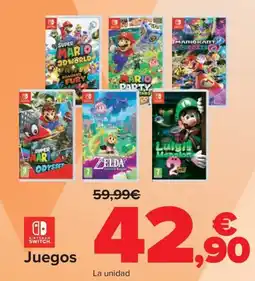 Carrefour Juegos oferta