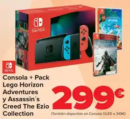 Carrefour Consola + Pack Lego Horizon Adventures y Assassin's Creed The Ezio Collection oferta
