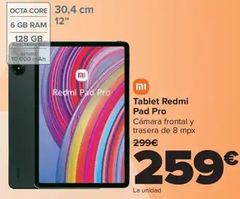 Carrefour REDMI Tablet Redmi Pad Pro oferta