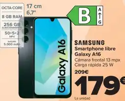 Carrefour SAMSUNG Smartphone libre Galaxy A16 oferta