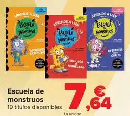 Carrefour Escuela de monstruos oferta