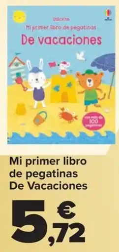 Carrefour Mi primer libro de pegatinas De Vacaciones oferta