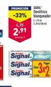 ALDI Dentífrico signal oferta