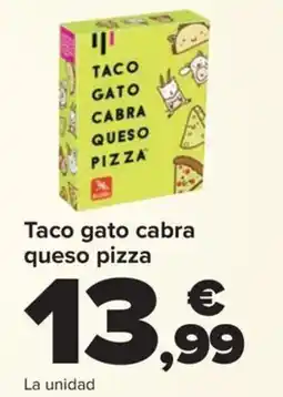 Carrefour Taco gato cabra queso pizza oferta