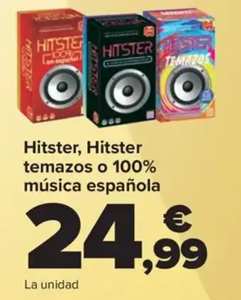 Carrefour HITSTER temazos o 100% música española oferta