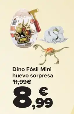 Carrefour Dino Fósil Mini huevo sorpresa oferta