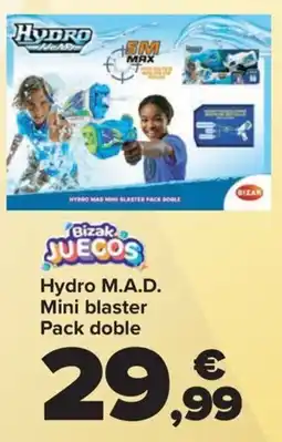 Carrefour Hydro M.A.D. Mini blaster Pack doble oferta