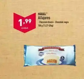 ALDI 1.99 mårdel alfajores chocolate blanco - chocolate negro 150 g (13,27 /kg) unidad need june oferta