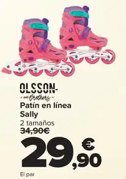 Carrefour OLSSON. x and Brothers * Patín en línea Sally oferta