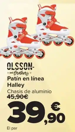 Carrefour OLSSON Patín en línea Halley oferta