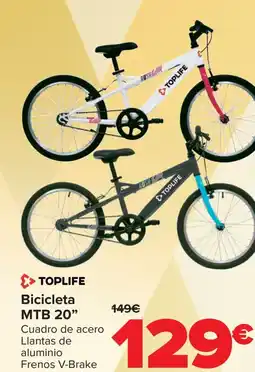 Carrefour TOPLIFE Bicicleta MTB 20" oferta