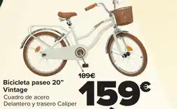 Carrefour Bicicleta paseo 20" Vintage oferta