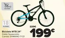 Carrefour Bicicleta MTB 24" oferta