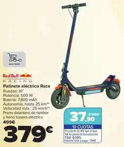Carrefour REDBULL Patinete eléctrico Race oferta