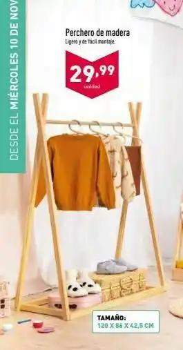 ALDI Perchero ligeresa oferta