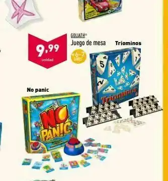 ALDI Juegos de mesa goliath oferta