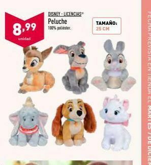 ALDI Peluche disney oferta