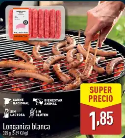 ALDI Longaniza blanca oferta