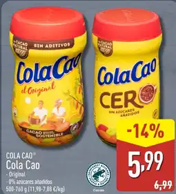 ALDI COLA CAO Cola Cao oferta
