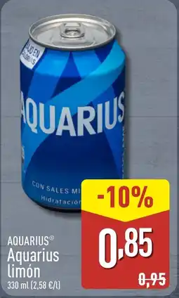 ALDI AQUARIUS Aquarius limón oferta