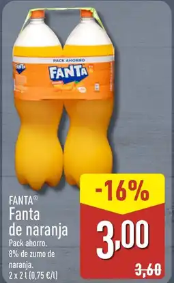 ALDI FANTA Fanta de naranja oferta