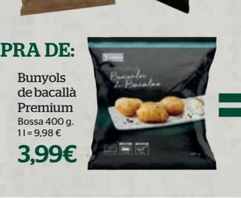 La Sirena Buñuelos de bacalao oferta