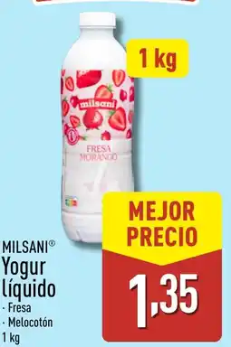 ALDI MILSANI Yogur líquido oferta