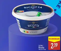 ALDI CUCINA Ricotta oferta