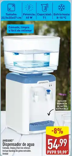 ALDI AMBIANO Dispensador de agua oferta