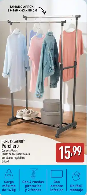 ALDI HOME CREATION Perchero oferta