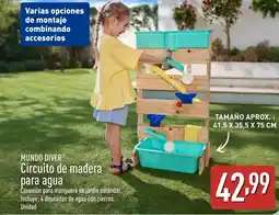 ALDI MUNDO DIVER Circuito de madera para agua oferta