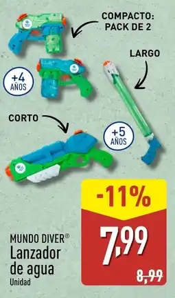 ALDI MUNDO DIVER Lanzador de agua oferta