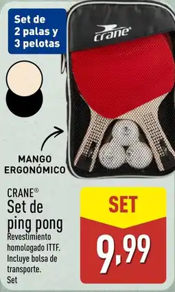 ALDI CRANE Set de ping pong oferta