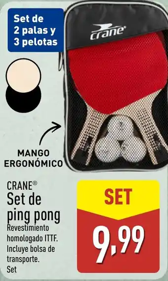 ALDI CRANE Set de ping pong oferta