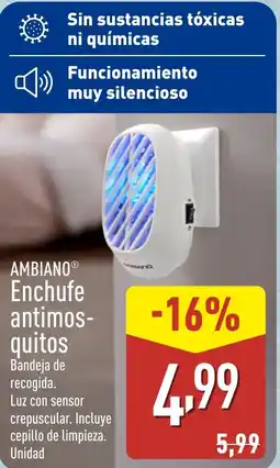 ALDI AMBIANO Enchufe antimos- quitos oferta